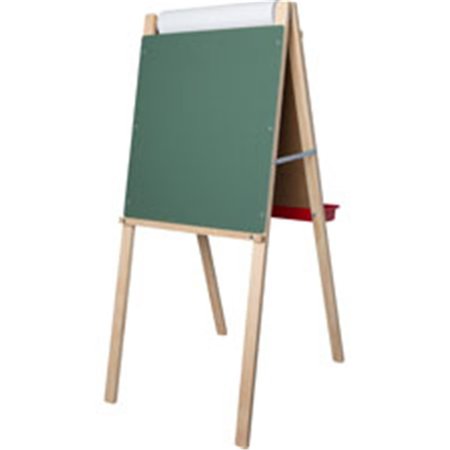 FLIPSIDE PRODUCTS Flipside Products FLP17237 Childs Deluxe Double Easel - White & Green FLP17237